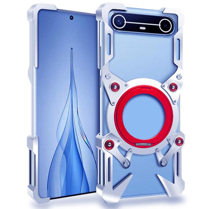 Rotating Bracket Hollow Metal Phone Case with Lanyard, For Tecno Pova Curve 2, For Tecno Camon 50 Ultra 5G, For Tecno Camon 50 Pro 4G, For Tecno Camon 50 4G, For Tecno Pova Slim, For Tecno Spark Slim, For Tecno Pova 7 Pro 5G, For Tecno Pova 7 5G       ...