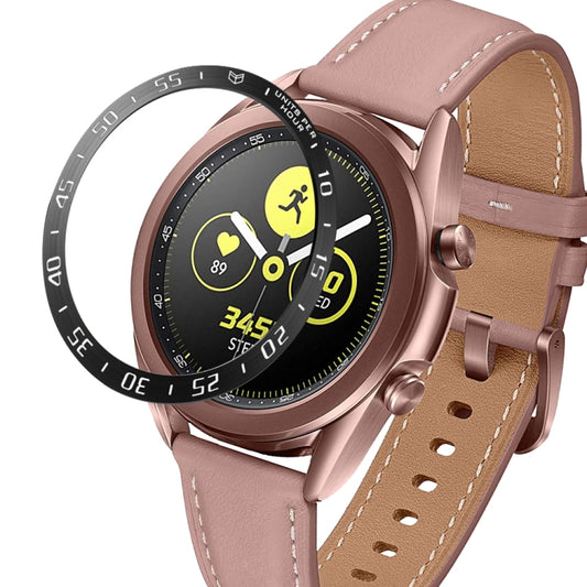 Bague de lunette en acier pour montre connectée, version A, pour Samsung Galaxy Watch 3 41 mm, pour Samsung Galaxy Watch 3 45 mm