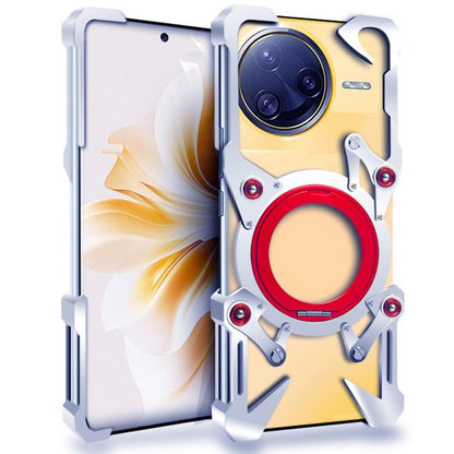 Rotating Bracket Hollow Metal Phone Case with Lanyard, For Xiaomi Poco M8 Power, For Xiaomi 17 Max 5G, For Xiaomi 17T Pro 5G, For Xiaomi 17T 5G, For Xiaomi Poco X8 Pro Max 5G, For Xiaomi Poco X8 Pro 5G, For Xiaomi Poco M8 Pro 5G, For Xiaomi Poco M8 5G ...