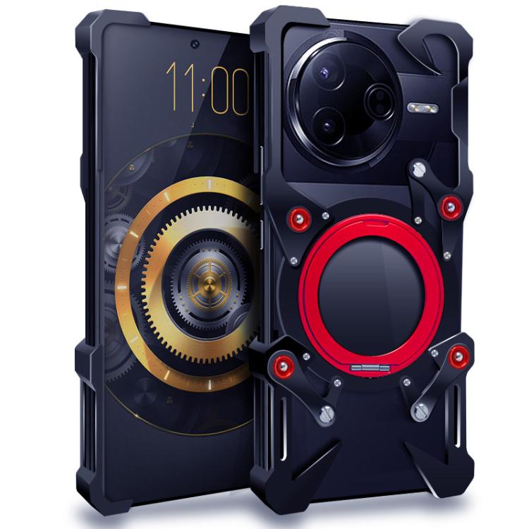 Rotating Bracket Hollow Metal Phone Case with Lanyard, For Xiaomi Poco M8 Power, For Xiaomi 17 Max 5G, For Xiaomi 17T Pro 5G, For Xiaomi 17T 5G, For Xiaomi Poco X8 Pro Max 5G, For Xiaomi Poco X8 Pro 5G, For Xiaomi Poco M8 Pro 5G, For Xiaomi Poco M8 5G ...