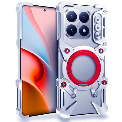 Rotating Bracket Hollow Metal Phone Case with Lanyard, For Xiaomi Poco M8 Power, For Xiaomi 17 Max 5G, For Xiaomi 17T Pro 5G, For Xiaomi 17T 5G, For Xiaomi Poco X8 Pro Max 5G, For Xiaomi Poco X8 Pro 5G, For Xiaomi Poco M8 Pro 5G, For Xiaomi Poco M8 5G ...