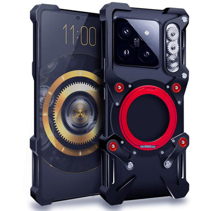 Rotating Bracket Hollow Metal Phone Case with Lanyard, For Xiaomi 17 Max 5G, For Xiaomi 17T Pro 5G, For Xiaomi 17T 5G, For Xiaomi Poco X8 Pro Max 5G, For Xiaomi Poco X8 Pro 5G, For Xiaomi Poco M8 Pro 5G, For Xiaomi Poco M8 5G, For Xiaomi 17 Ultra      ...