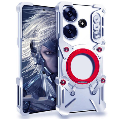 Rotating Bracket Hollow Metal Phone Case with Lanyard, For Xiaomi 17 Max 5G, For Xiaomi 17T Pro 5G, For Xiaomi 17T 5G, For Xiaomi Poco X8 Pro Max 5G, For Xiaomi Poco X8 Pro 5G, For Xiaomi Poco M8 Pro 5G, For Xiaomi Poco M8 5G, For Xiaomi 17 Ultra      ...