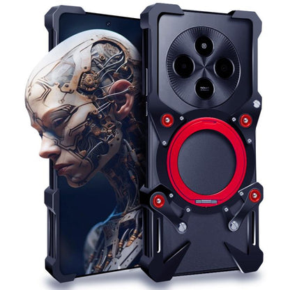 Rotating Bracket Hollow Metal Phone Case with Lanyard, For Xiaomi Poco M8 Power, For Xiaomi 17 Max 5G, For Xiaomi 17T Pro 5G, For Xiaomi 17T 5G, For Xiaomi Poco X8 Pro Max 5G, For Xiaomi Poco X8 Pro 5G, For Xiaomi Poco M8 Pro 5G, For Xiaomi Poco M8 5G ...