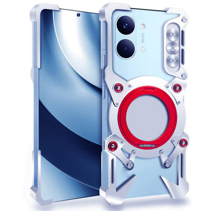 Rotating Bracket Hollow Metal Phone Case with Lanyard, For Xiaomi 17 Max 5G, For Xiaomi 17T Pro 5G, For Xiaomi 17T 5G, For Xiaomi Poco X8 Pro Max 5G, For Xiaomi Poco X8 Pro 5G, For Xiaomi Poco M8 Pro 5G, For Xiaomi Poco M8 5G, For Xiaomi 17 Ultra      ...
