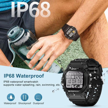 LC31 1.75 inch TFT Full Touch Screen Bluetooth Call Outdoor Sports Smart Watch with Flashlight