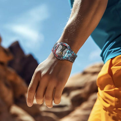 LC31 1.75 inch TFT Full Touch Screen Bluetooth Call Outdoor Sports Smart Watch with Flashlight