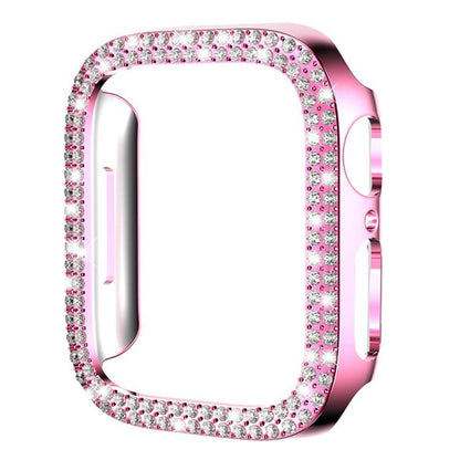 xDfind Double Row Diamond Hollow PC Watch Cover, For Apple Watch Ultra 4 / 3 / 2 / 1 49mm, For Apple Watch Series 6 / 5 / 4 / SE 44mm, For Apple Watch Series 6 / 5 / 4 / SE 40mm, For Apple Watch Series 11 46mm / 10 46mm                                 ...