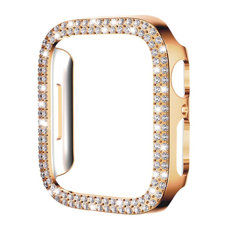 xDfind Double Row Diamond Hollow PC Watch Cover, For Apple Watch Ultra 4 / 3 / 2 / 1 49mm, For Apple Watch Series 6 / 5 / 4 / SE 44mm, For Apple Watch Series 6 / 5 / 4 / SE 40mm, For Apple Watch Series 11 46mm / 10 46mm                                 ...