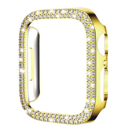 xDfind Double Row Diamond Hollow PC Watch Cover, For Apple Watch Ultra 4 / 3 / 2 / 1 49mm, For Apple Watch Series 6 / 5 / 4 / SE 44mm, For Apple Watch Series 6 / 5 / 4 / SE 40mm, For Apple Watch Series 11 46mm / 10 46mm                                 ...