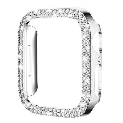 xDfind Double Row Diamond Hollow PC Watch Cover, For Apple Watch Ultra 4 / 3 / 2 / 1 49mm, For Apple Watch Series 6 / 5 / 4 / SE 44mm, For Apple Watch Series 6 / 5 / 4 / SE 40mm, For Apple Watch Series 11 46mm / 10 46mm                                 ...