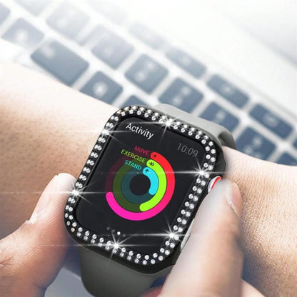 xDfind Double Row Diamond Hollow PC Watch Cover