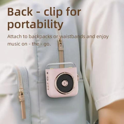 P6 Portable Bluetooth 5.0 Wireless Speaker with Clock & Night Light