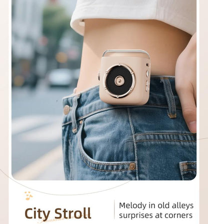 P6 Portable Bluetooth 5.0 Wireless Speaker with Clock & Night Light