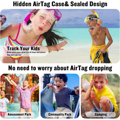 xDfind Breathable Silicone Band Style Anti-lost Tracker Protective Cover, For AirTag 2nd Gen / AirTag 1st Gen
