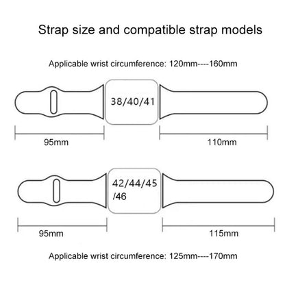xDfind 3D Laser Engraving Silicone Watch Band, For Apple Watch 42 / 44 / 45 / 46 / 49mm, For Apple Watch 38 / 40 / 41 / S11 42mm