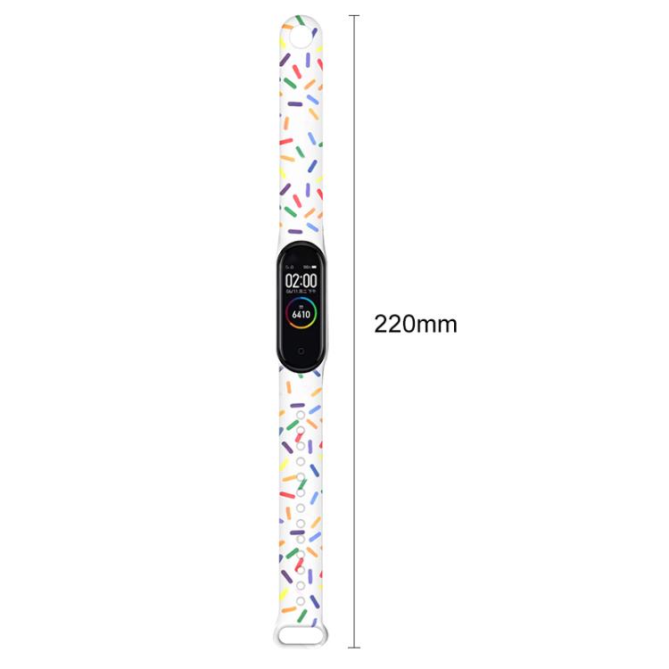 xDfind Rainbow Printing TPU Watch Band, For Xiaomi Smart Band 11 / 10 / 9 / 8