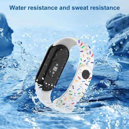 xDfind Rainbow Printing TPU Watch Band, For Xiaomi Smart Band 11 / 10 / 9 / 8