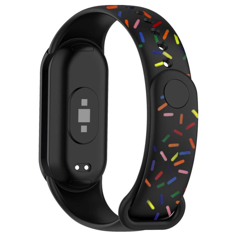 xDfind Rainbow Printing TPU Watch Band, For Xiaomi Smart Band 11 / 10 / 9 / 8