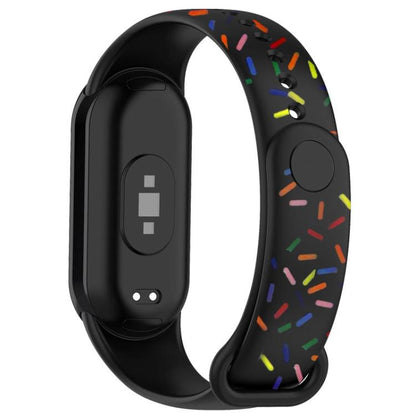 xDfind Rainbow Printing TPU Watch Band, For Xiaomi Smart Band 11 / 10 / 9 / 8