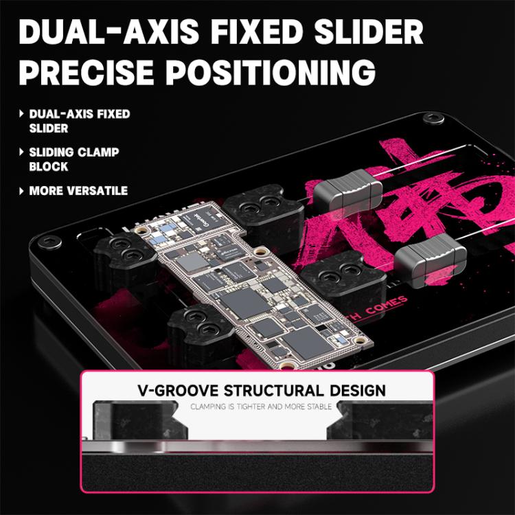 LUOWEI LW-AP06 Tempered Insulating Glass Two-Axis Motherboard Repair Fixture, LUOWEI LW-AP06