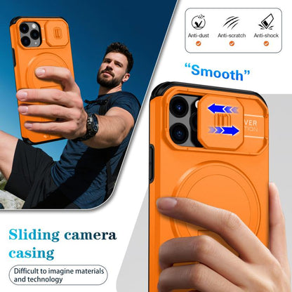 Sliding Camshield MagSafe Holder Phone Case, For iPhone 11 Pro