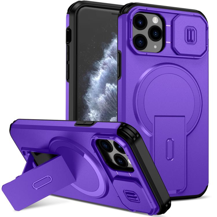 Sliding Camshield MagSafe Holder Phone Case, For iPhone 11 Pro