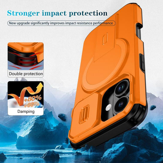Sliding Camshield MagSafe Holder Phone Case, For iPhone 18, For iPhone 18 Pro, For iPhone 18 Pro Max, For iPhone 17e / 16e, For iPhone 17 Pro Max, For iPhone 17 Pro, For iPhone 17, For iPhone Air, For iPhone 16 Pro Max, For iPhone 16 Pro               ...