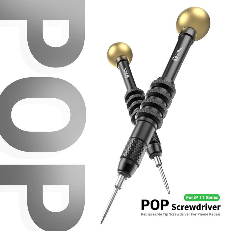 2UUL SD87 POP Screwdriver Replaceable Tip Screwdriver for iPhone 17 Series, 2UUL SD87