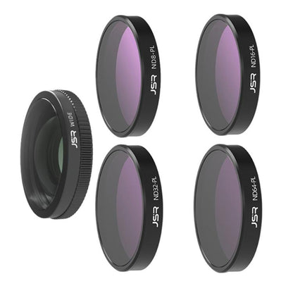 For DJI Osmo Nano JSR Lens Filter, Wide Lens, Wide Lens + Mini Tripod, Wide Lens + Macro 10X, 5 in 1 Wide CPL ND8/16/32, 4 in 1 Wide ND8/16/32, 5 in 1 Wide ND8/16/32/64PL, 9 in 1 Wide Mixed Filter