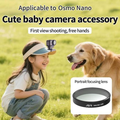 For DJI Osmo Nano 10X Macro Lens Filter, Single Filter, Macro + Mini Tripod