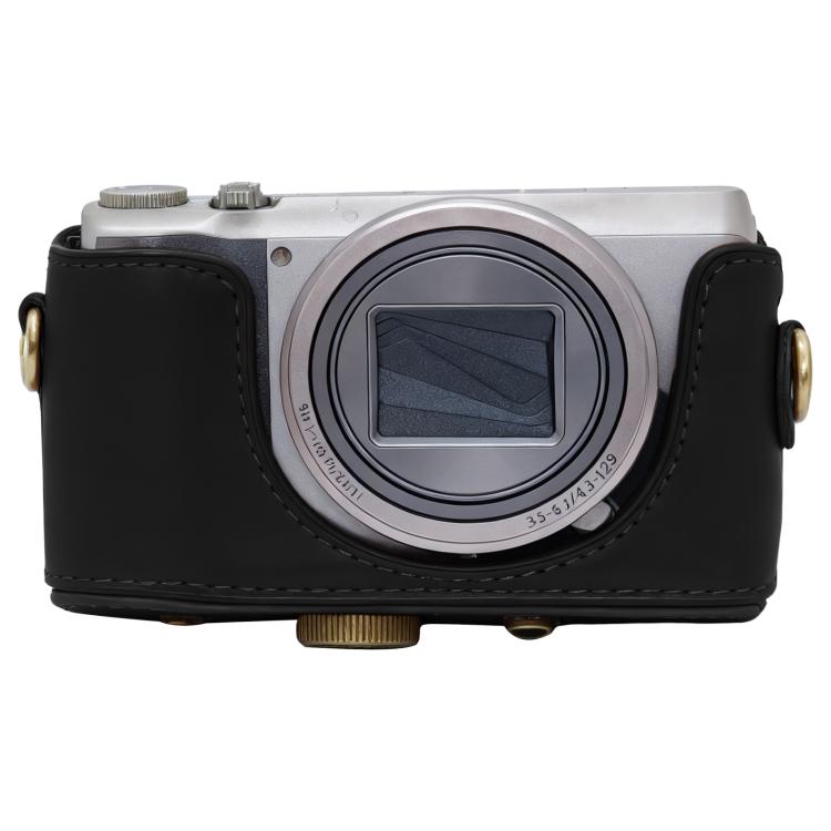 Retro Leather Full Body Camera Cover Bag with Strap, For Sony DSC-HX30 / HX50 / HX60