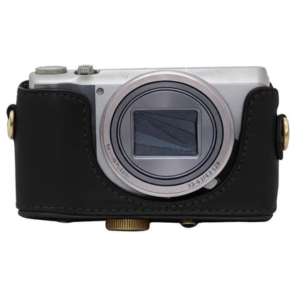 Retro Leather Full Body Camera Cover Bag with Strap, For Sony DSC-HX30 / HX50 / HX60