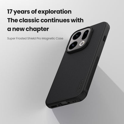 NILLKIN Frosted Shield Pro Magnetic Magsafe Phone Case, For OPPO Find X9, For OPPO Find X9 Pro