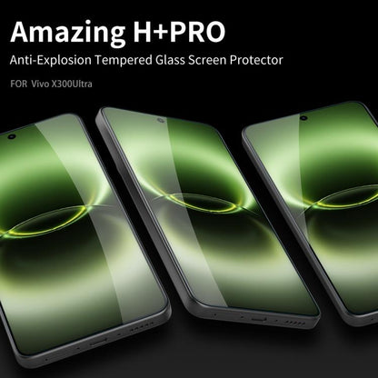 NILLKIN H+Pro 0.2mm 9H Explosion-proof Tempered Glass Film, For vivo X300 Ultra, For vivo X300