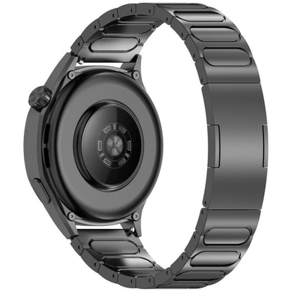 Round I-shaped Buckle Titanium Alloy Watch Band, 22mm