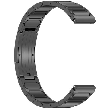 Round I-shaped Buckle Titanium Alloy Watch Band, 22mm