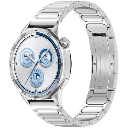 Round I-shaped Buckle Titanium Alloy Watch Band, 22mm