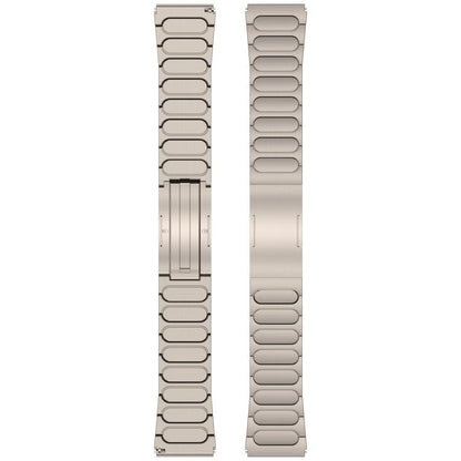 Round I-shaped Buckle Titanium Alloy Watch Band, 22mm
