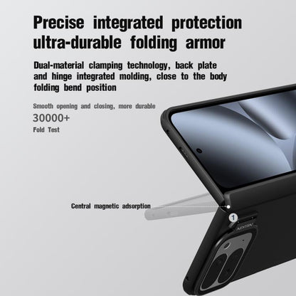 NILLKIN Frosted Prop PC + TPU Transparent Mirror Cover Phone Case, For Google Pixel 10 Pro Fold