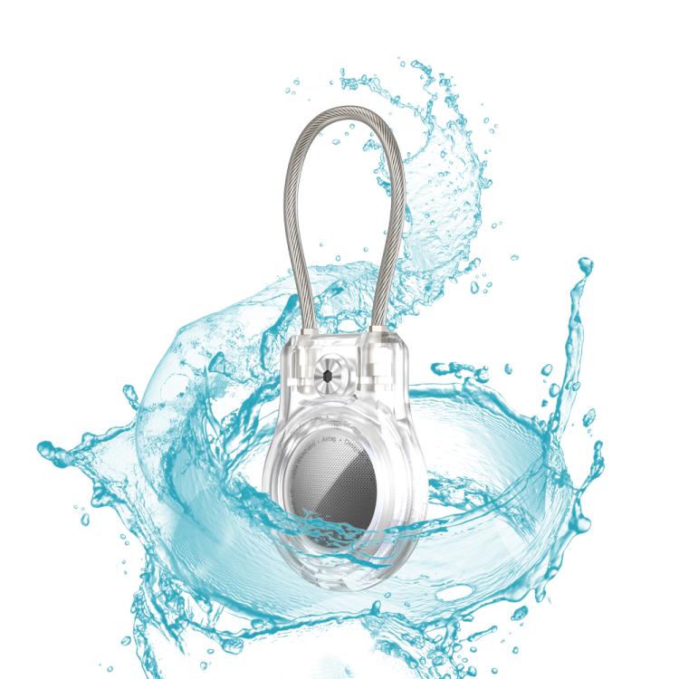 Positioning Tracker Steel Wire Hook Waterproof Protective Cover, For AirTag