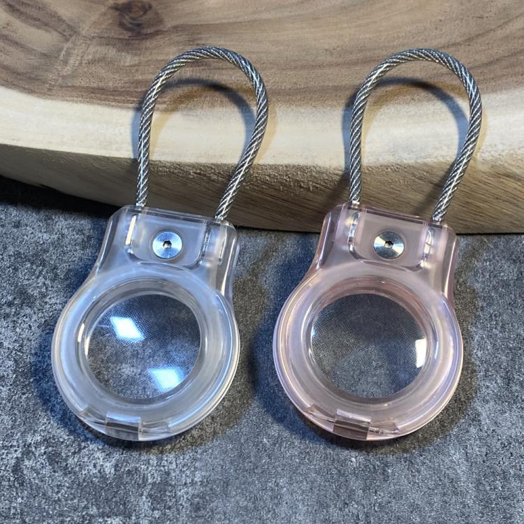 Positioning Tracker Steel Wire Hook Waterproof Protective Cover, For AirTag