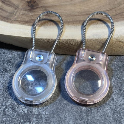 Positioning Tracker Steel Wire Hook Waterproof Protective Cover, For AirTag