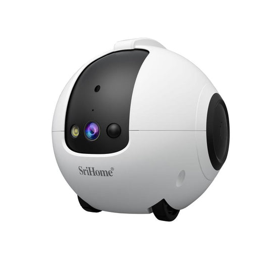 SriHome DH013 4MP Smart Pet Robot Camera, US Plug, UK Plug, EU Plug, AU Plug