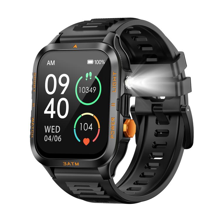 KT89 1.96 inch Square Screen Bluetooth Sports Smart Watch