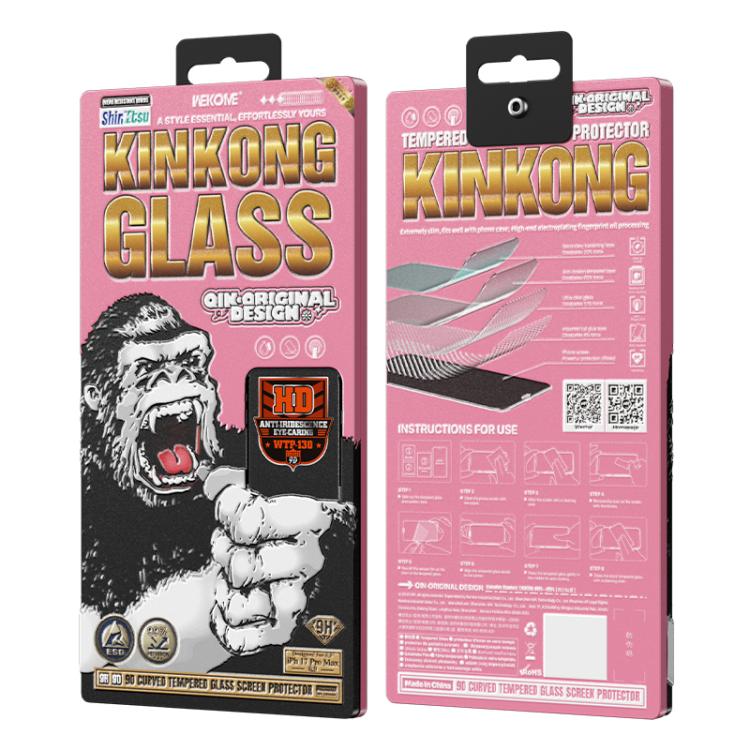 WK WTP-130 Qin-Original Design 9D Curved Anti-lridescence Eye-Caring HD Tempered Glass Film