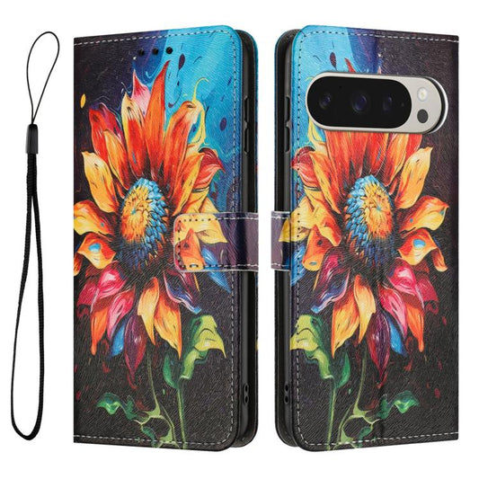 Color Drawing Pattern Leather Phone Case, For Google Pixel 11 Pro XL, For Google Pixel 11 / 11 Pro, For Google Pixel 10a, For Google Pixel 9a, For Google Pixel 9 Pro XL, For Google Pixel 9 / 9 Pro, For Google Pixel 8a, For Google Pixel 8 Pro           ...