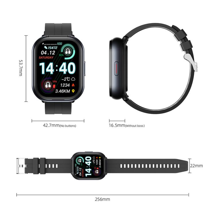 D12 2.01 inch TFT Screen Smart Bluetooth Watch & Headphone 2 in 1 Support Wireless Calling
