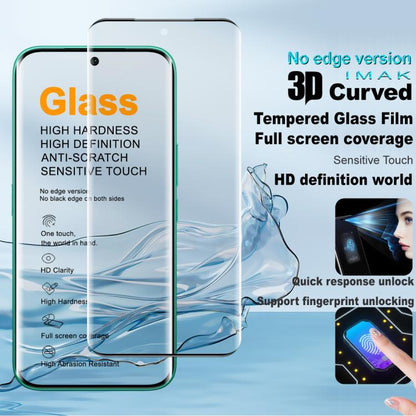 imak No Edge Version 3D Curved Full Screen Tempered Glass Film, For Tecno Camon 50 Pro 4G, For Tecno Spark Slim / KM7k, For Tecno Camon 40 Pro 4G / CM6, For Tecno Camon 30S, For Tecno Camon 30S Pro, For Tecno Spark 20 Pro+