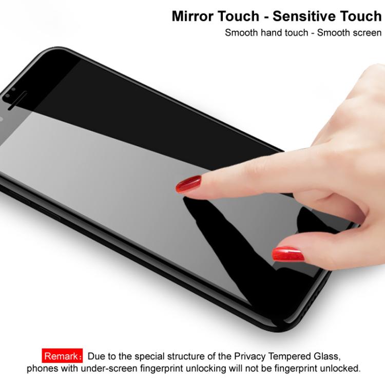imak No Edge Version 3D Curved Privacy Full Screen Tempered Glass Film, For Tecno Spark Slim / KM7k